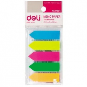 Phân trang Nilon 5 màu Deli- A10602